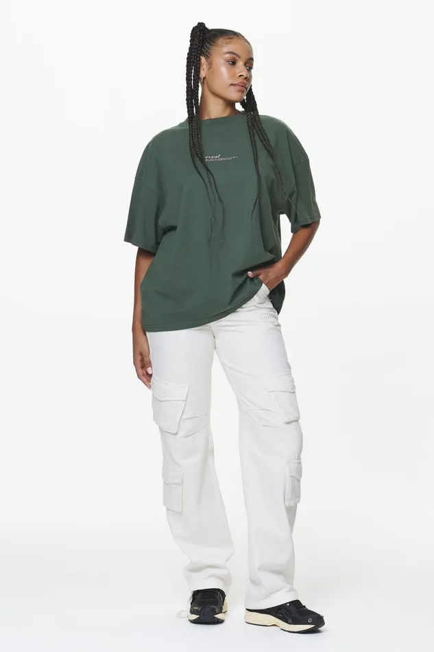 Women Pegador Tees Navisk Heavy Oversized Tee Washed Sage Green Women Pegador Tees Navisk Heavy Oversized Tee Washed Sage Green
