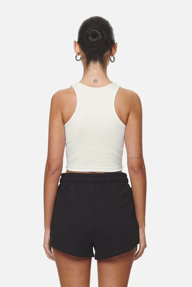 Women Pegador Tops Ayla Crop TopWashed Coconut Milk Black Women Pegador Tops Ayla Crop TopWashed Coconut Milk Black