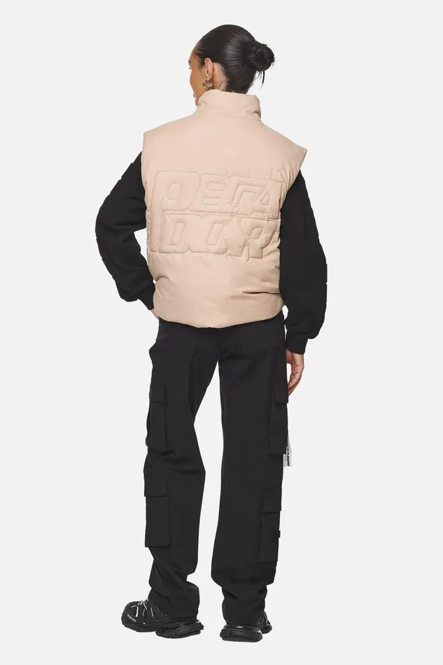 Women Pegador Westen Wilton Cropped Oversized VestSafari Sand Women Pegador Westen Wilton Cropped Oversized VestSafari Sand
