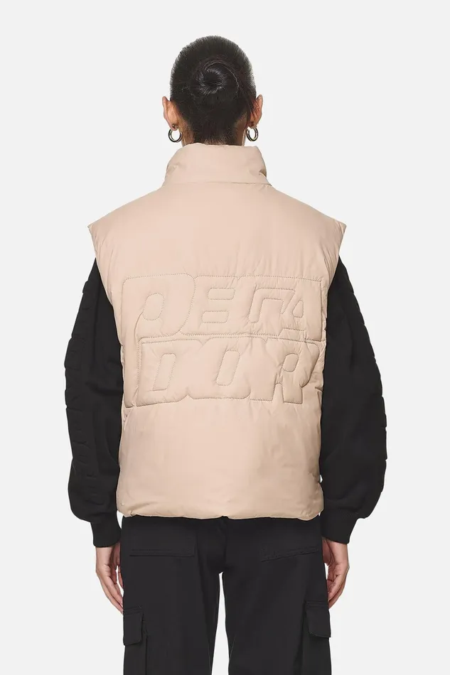 Women Pegador Westen Wilton Cropped Oversized VestSafari Sand Women Pegador Westen Wilton Cropped Oversized VestSafari Sand