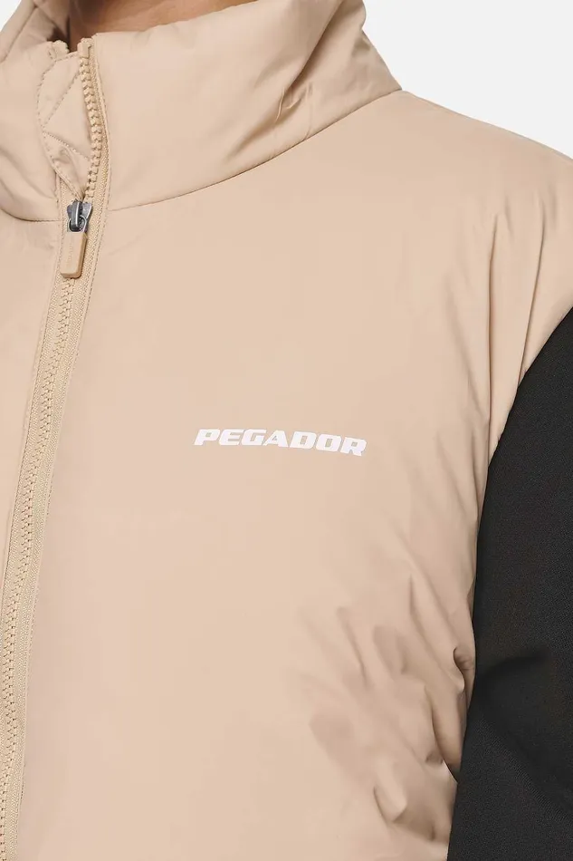 Women Pegador Westen Wilton Cropped Oversized VestSafari Sand Women Pegador Westen Wilton Cropped Oversized VestSafari Sand