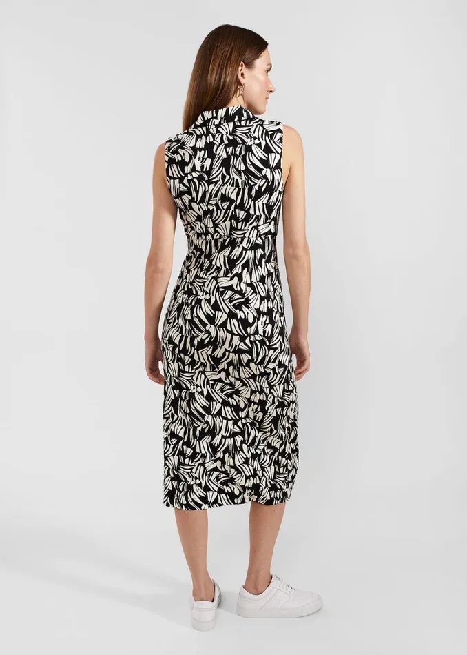 Women Petite Clarissa Dress Black Cream Hobbs Dresses and Jumpsuits