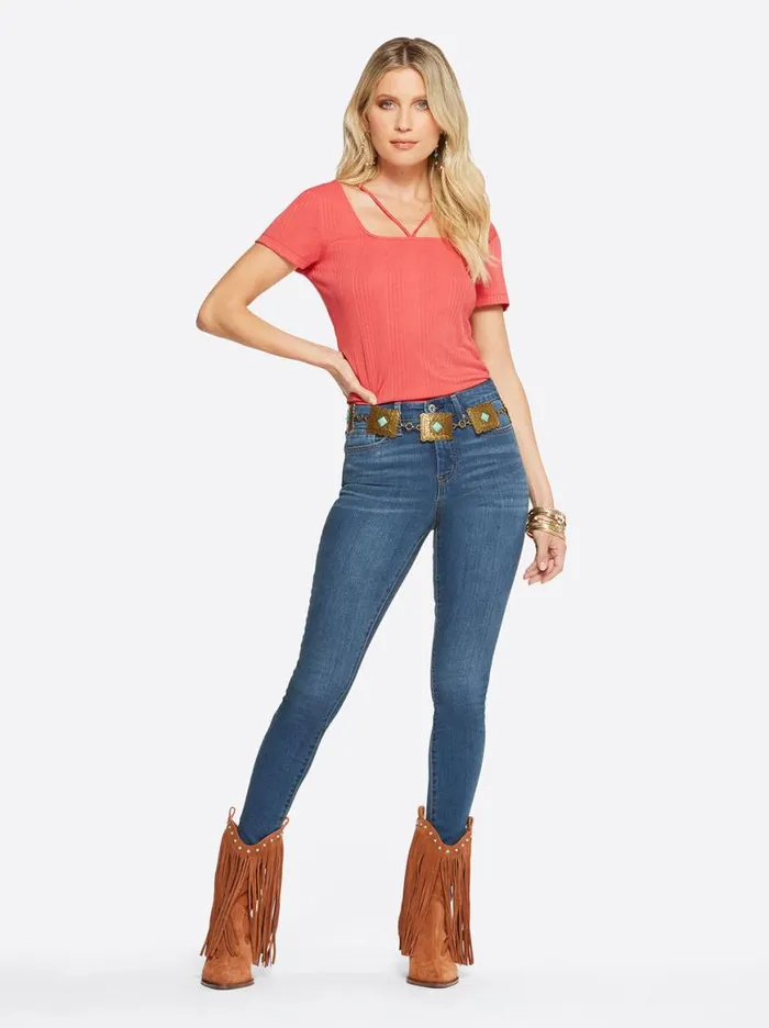 Women Pippa Top In Baked Apple Jessica Simpson Tops and Tees