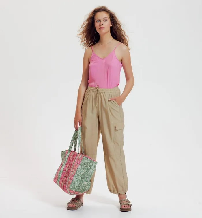 Women Plain Satin Top 8211 Pink Promod Tops Women Plain Satin Top 8211 Pink Promod Tops