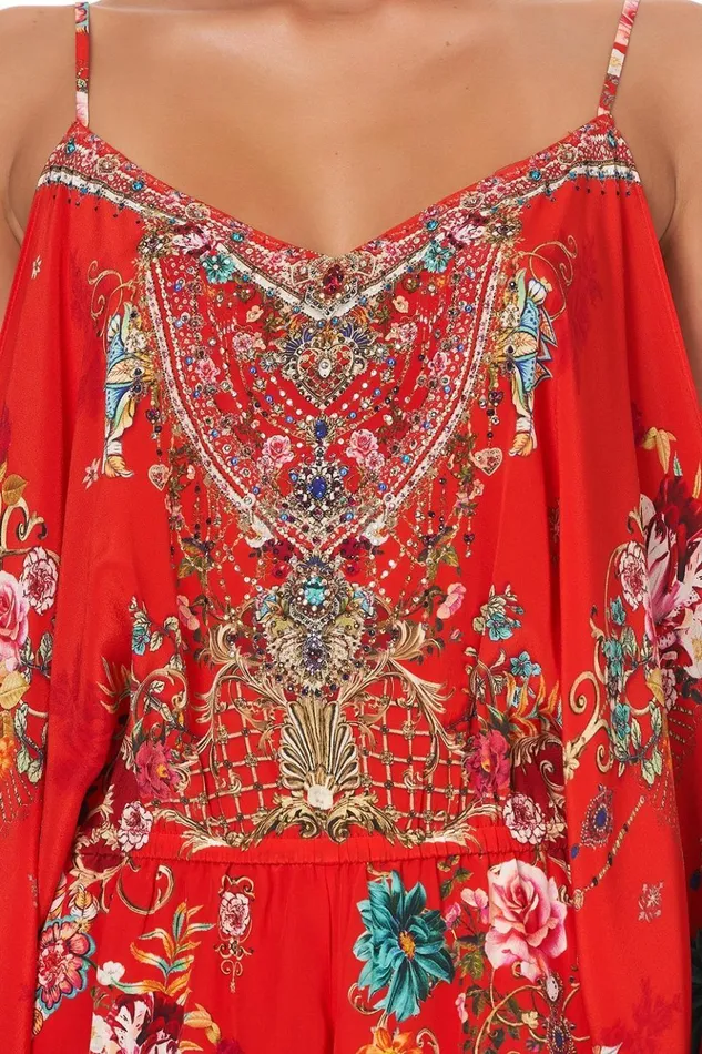 Women Playsuits and Jumpsuits Camilla Drop Shoulder Playsuit Cameos Can Can