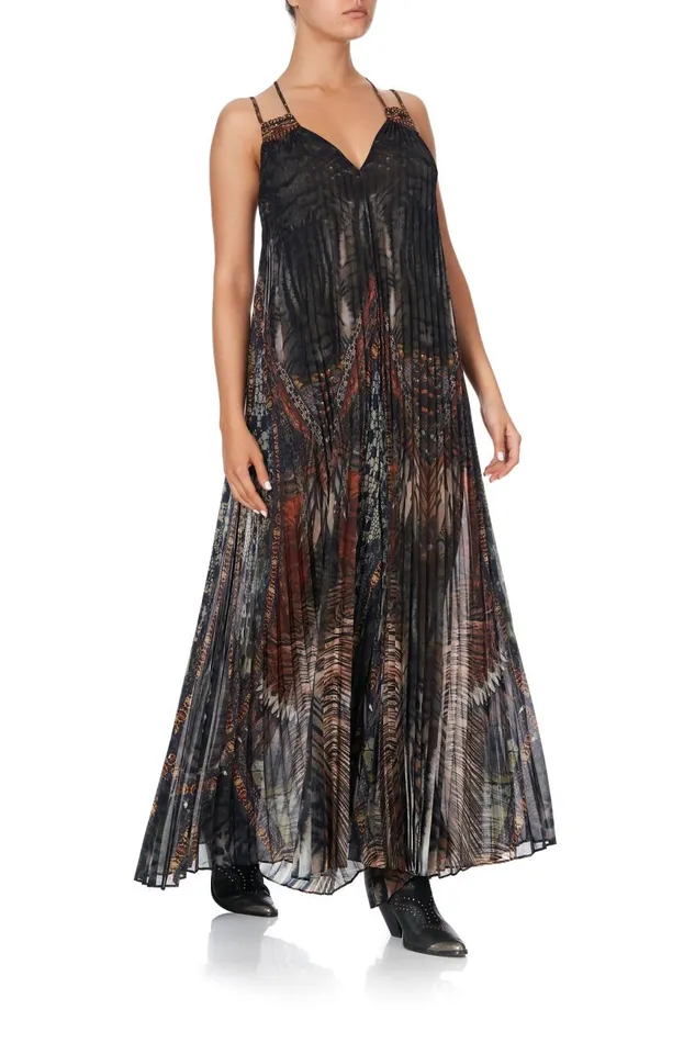 Women Playsuits and Jumpsuits Camilla Pleated Jumpsuit With Yoke Kakadu Calling