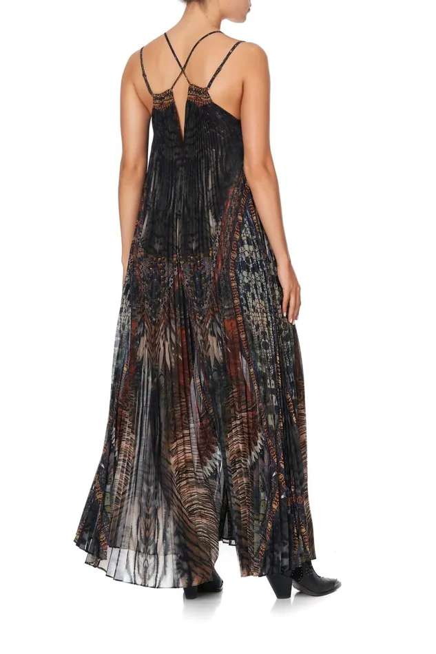 Women Playsuits and Jumpsuits Camilla Pleated Jumpsuit With Yoke Kakadu Calling