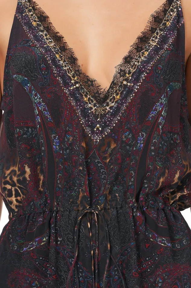 Women Playsuits and Jumpsuits Camilla VNeck Lace Playsuit The Smoking Lounge
