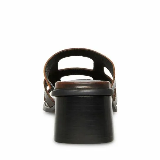 Women PRINCESS BROWN LEATHER Brown Leather Steve Madden Heels Women PRINCESS BROWN LEATHER Brown Leather Steve Madden Heels