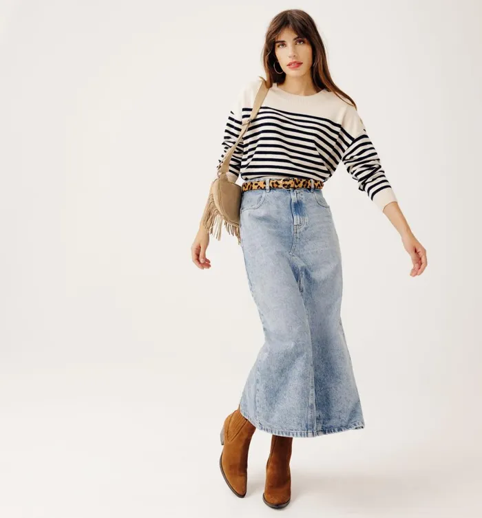 Women Pure Wool Jumper 8211 Ecru Stripes Promod Jumpers And Cardigans Women Pure Wool Jumper 8211 Ecru Stripes Promod Jumpers And Cardigans