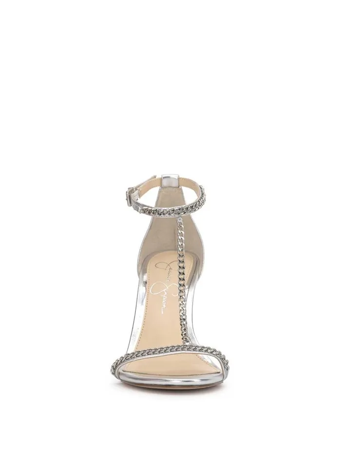Women Qiven High Heel In Silver Jessica Simpson Sandals