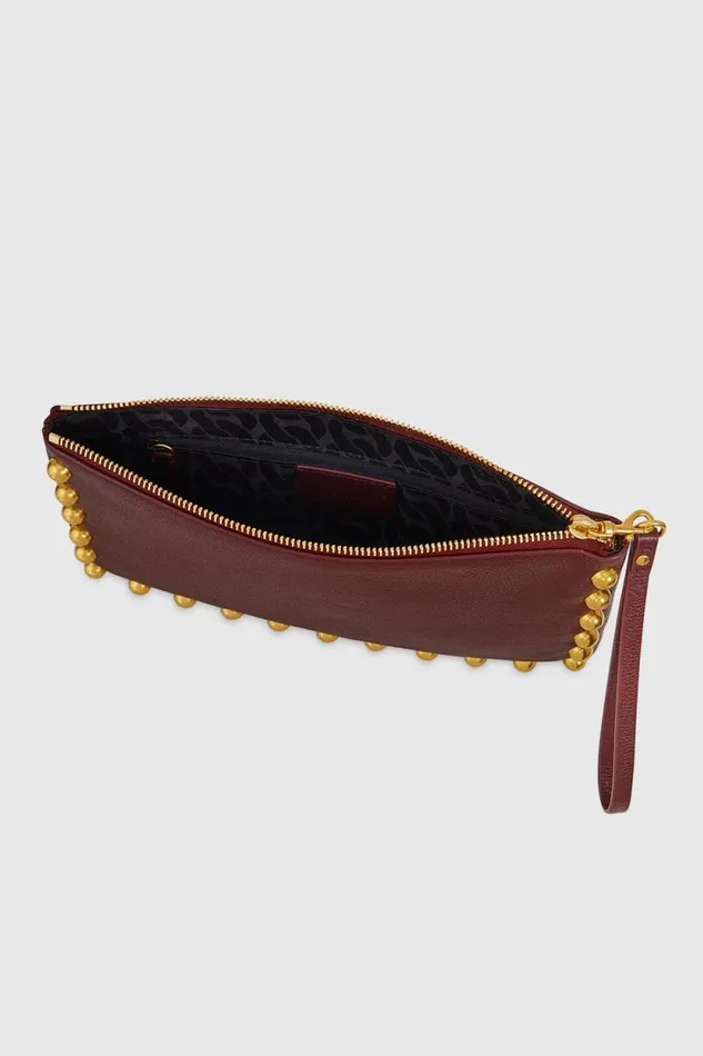 Women Rebecca Minkoff Clutches Large Pouch With Studs Port Women Rebecca Minkoff Clutches Large Pouch With Studs Port