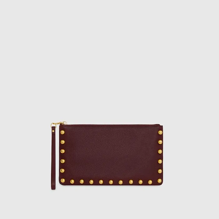 Women Rebecca Minkoff Clutches Large Pouch With Studs Port Women Rebecca Minkoff Clutches Large Pouch With Studs Port