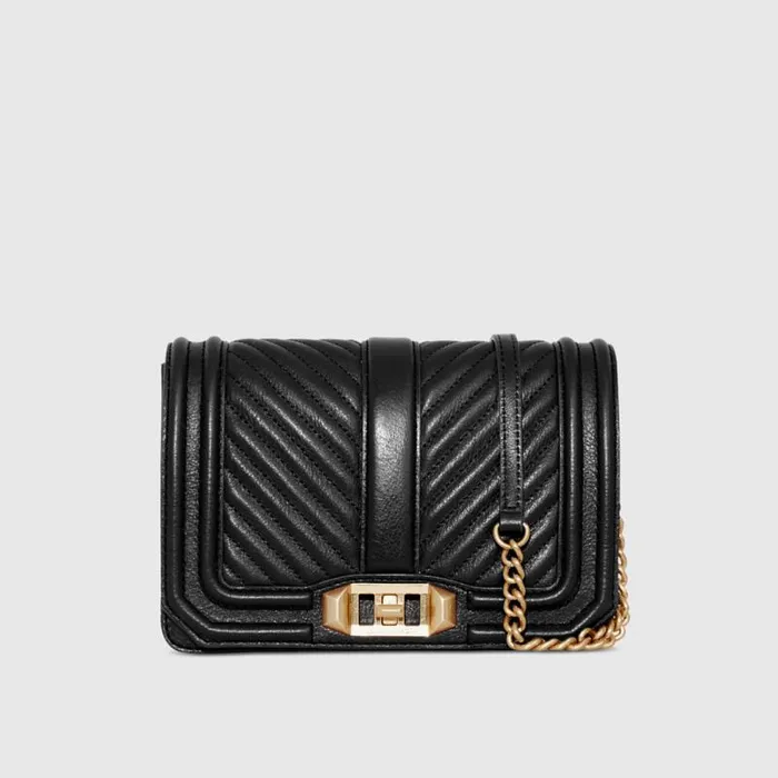 Women Rebecca Minkoff Crossbody Bags Chevron Quilted Small Love Crossbody Blacklight Gold Women Rebecca Minkoff Crossbody Bags Chevron Quilted Small Love Crossbody Blacklight Gold