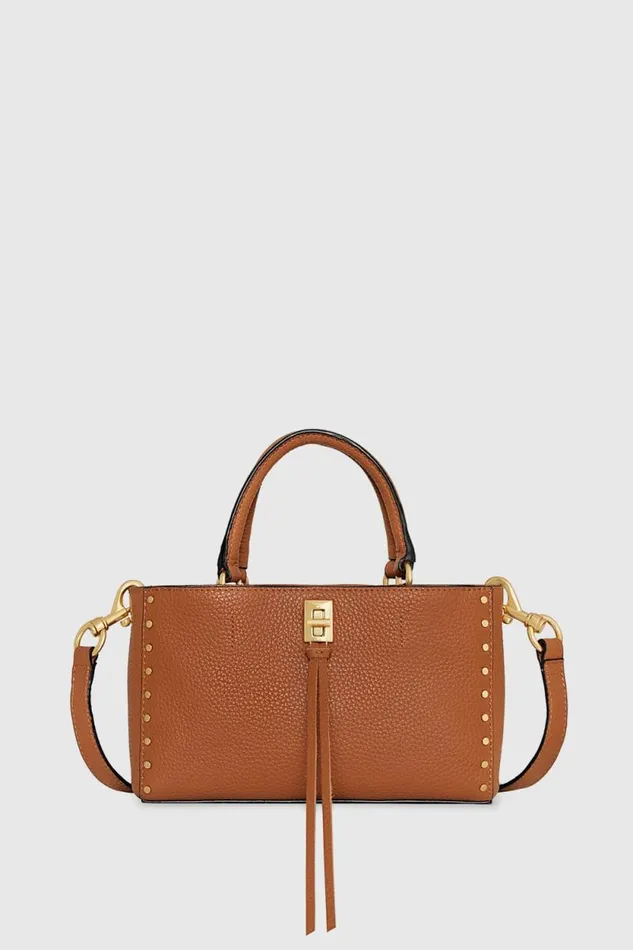 Women Rebecca Minkoff Crossbody Bags Darren Top Handle Crossbody Caramello