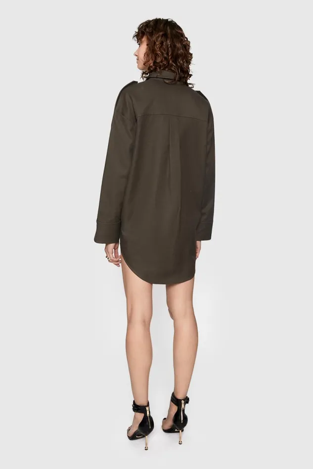 Women Rebecca Minkoff Outerwear Evie Shacket Surplus Women Rebecca Minkoff Outerwear Evie Shacket Surplus