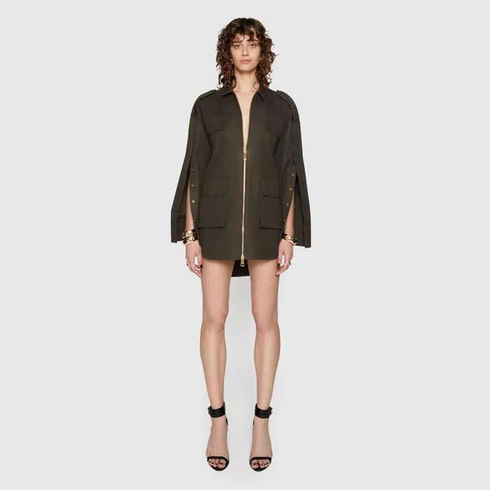 Women Rebecca Minkoff Outerwear Evie Shacket Surplus Women Rebecca Minkoff Outerwear Evie Shacket Surplus