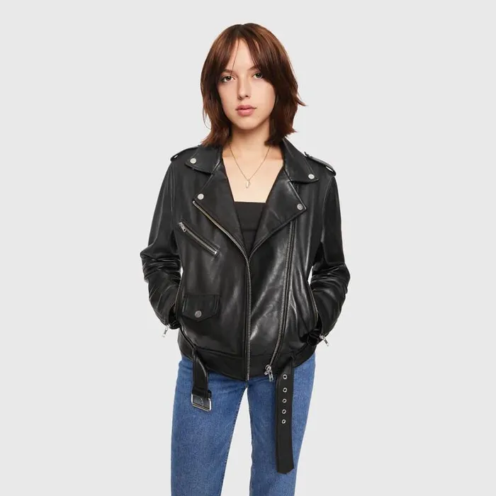 Women Rebecca Minkoff Outerwear Jett Moto Black Women Rebecca Minkoff Outerwear Jett Moto Black