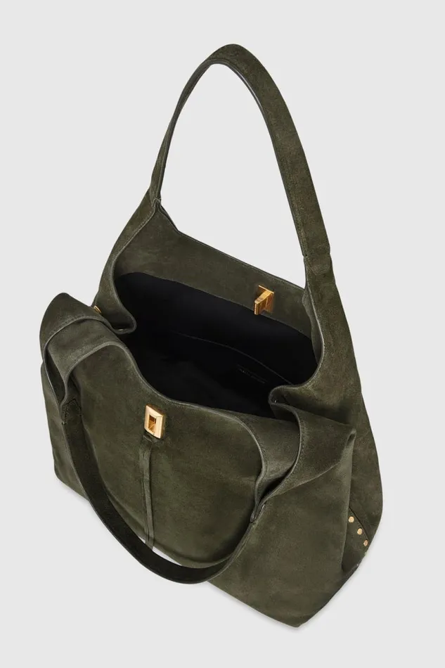Women Rebecca Minkoff Shoulder Bags Darren Signature Carryall Moss Women Rebecca Minkoff Shoulder Bags Darren Signature Carryall Moss