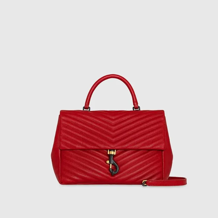 Women Rebecca Minkoff Shoulder Bags Edie Large Top Handle Shoulder Seduction Red Women Rebecca Minkoff Shoulder Bags Edie Large Top Handle Shoulder Seduction Red