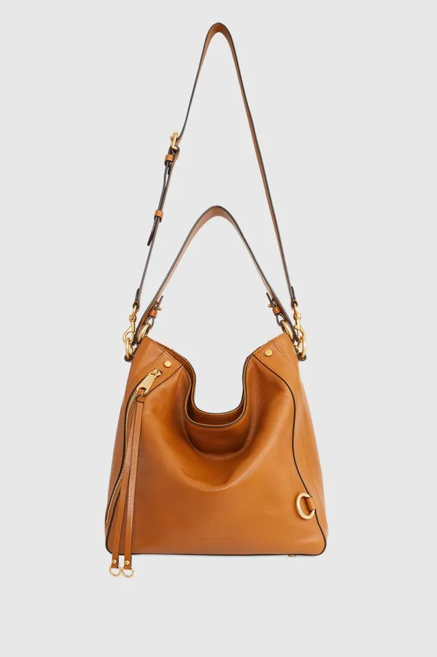 Women Rebecca Minkoff Shoulder Bags MAB Hobo Caramello Women Rebecca Minkoff Shoulder Bags MAB Hobo Caramello