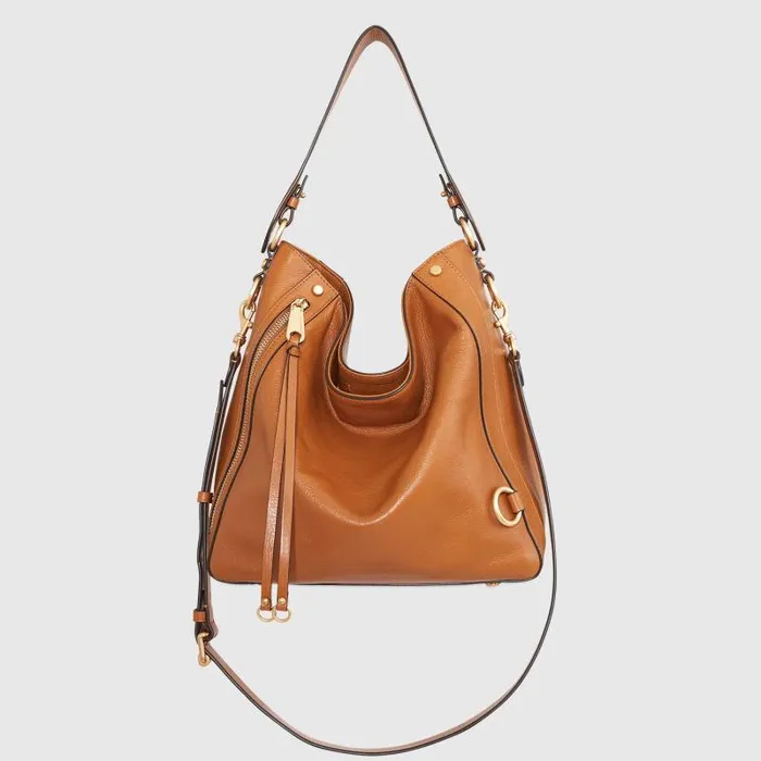 Women Rebecca Minkoff Shoulder Bags MAB Hobo Caramello Women Rebecca Minkoff Shoulder Bags MAB Hobo Caramello