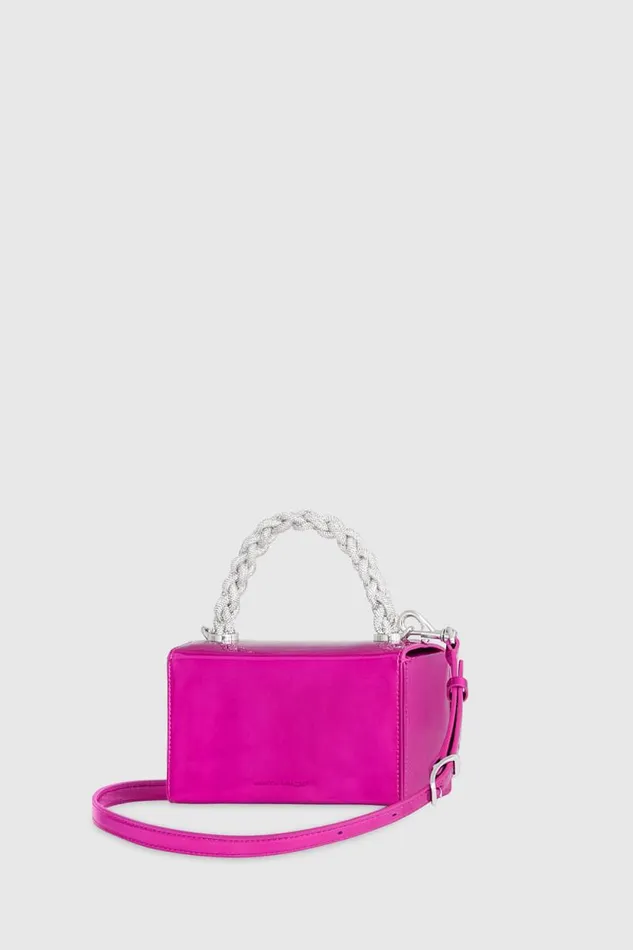 Women Rebecca Minkoff Top Handle Bags G Top Handle With Crystal Hot Pink Women Rebecca Minkoff Top Handle Bags G Top Handle With Crystal Hot Pink