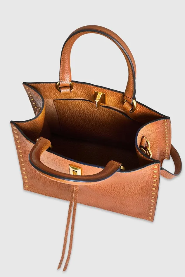 Women Rebecca Minkoff Tote Bags Darren Small Tote Caramello Women Rebecca Minkoff Tote Bags Darren Small Tote Caramello