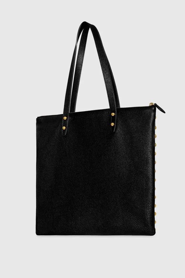 Women Rebecca Minkoff Tote Bags Milan Tote With Studs Black Women Rebecca Minkoff Tote Bags Milan Tote With Studs Black