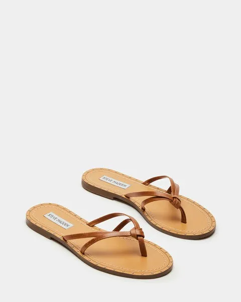 Women RIVERA COGNAC LEATHER Cognac Leather Steve Madden Sandals Women RIVERA COGNAC LEATHER Cognac Leather Steve Madden Sandals