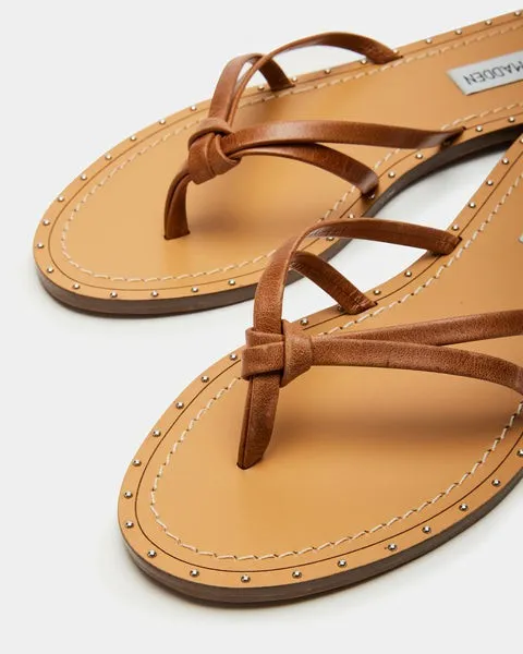 Women RIVERA COGNAC LEATHER Cognac Leather Steve Madden Sandals Women RIVERA COGNAC LEATHER Cognac Leather Steve Madden Sandals