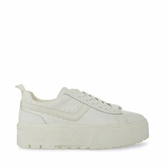 Women RORRI WHITE LEATHER White Leather Steve Madden Sneakers