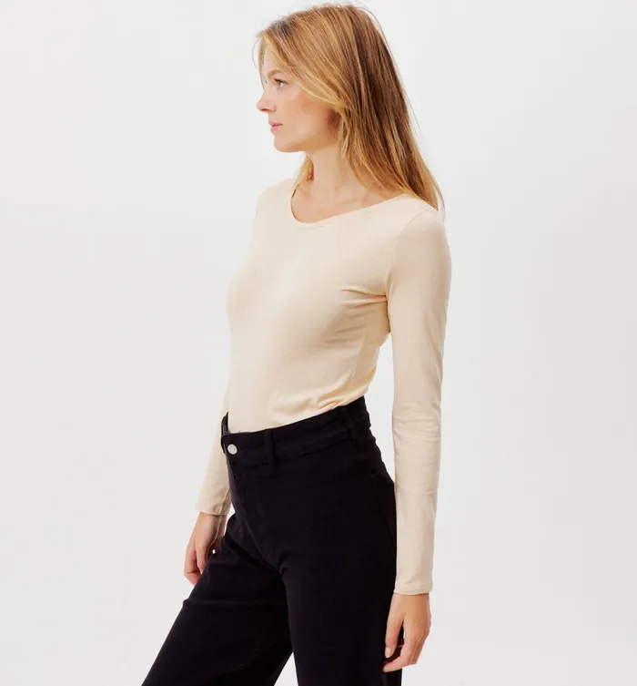 Women RoundNeck Top 8211 Salmon Pink Promod Tops