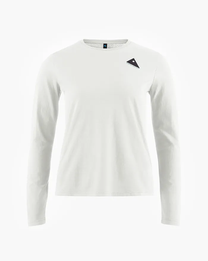 Women Runa Token Long Sleeve Tee Snow Klttermusen TShirts