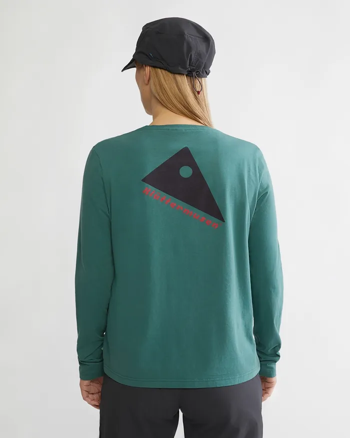 Women Runa Token Long Sleeve Tee Snow Klttermusen TShirts