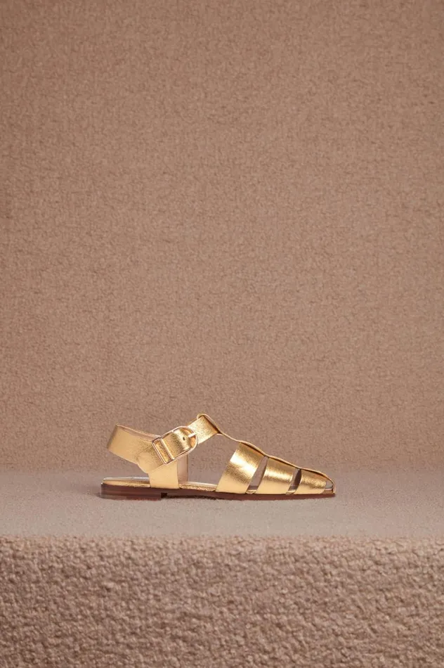 Women Sandals Gabriela Hearst Metallic Lynn Sandal