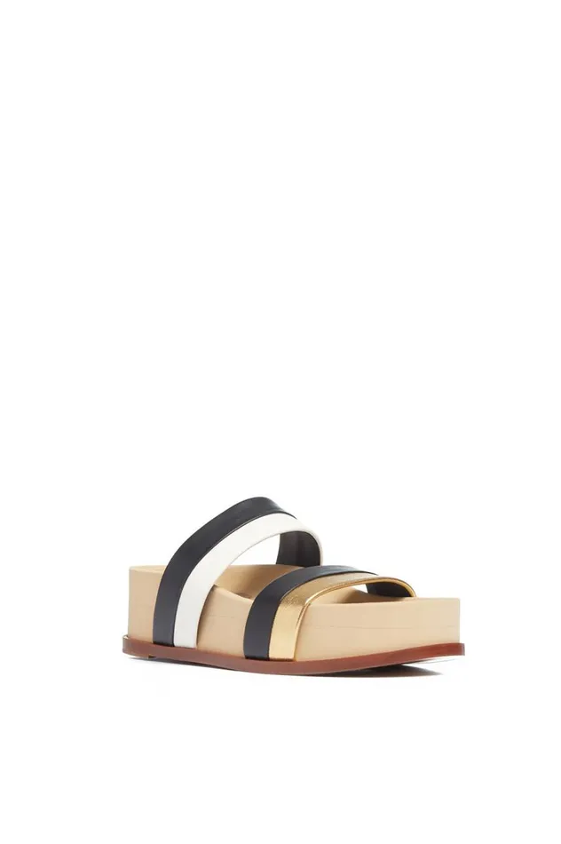 Women Sandals Gabriela Hearst Striker Platform Sandal In Multicolor Leather