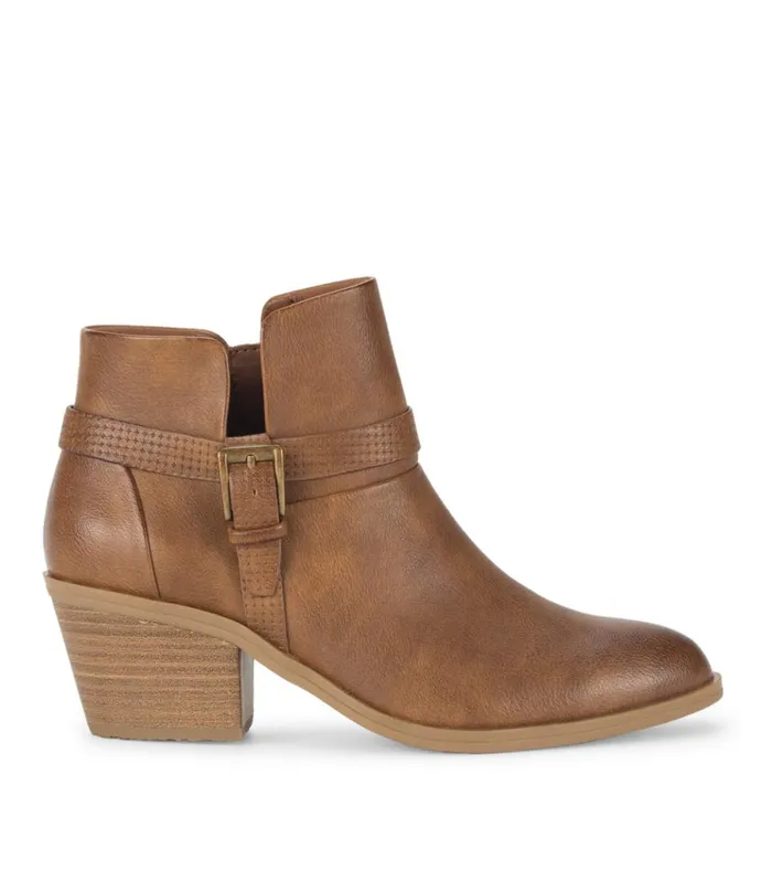 Women Santos Block Heel Bootie Auburn Baretraps Booties