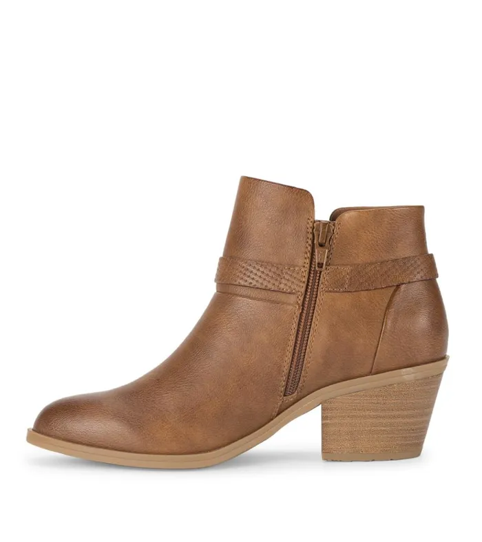 Women Santos Block Heel Bootie Auburn Baretraps Booties