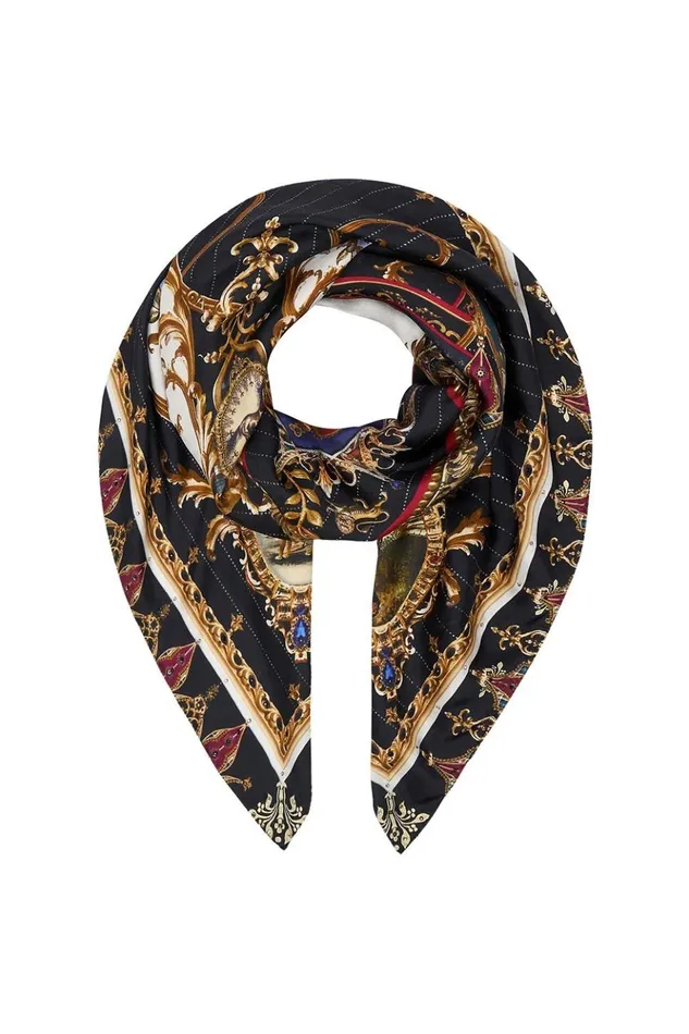 Women Scarves Camilla Large Square Scarf Dining Hall Darling