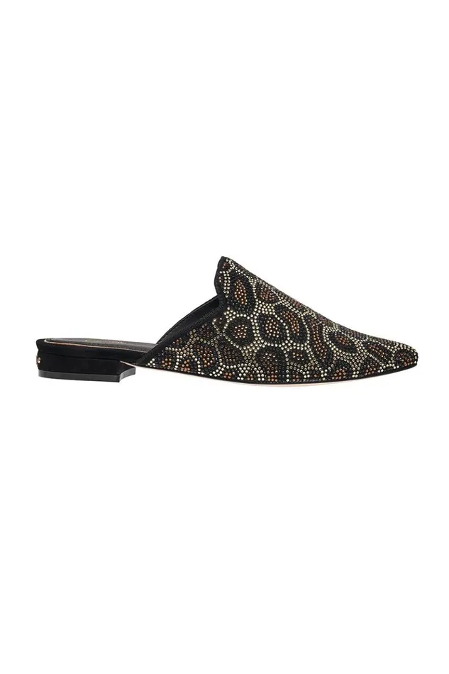 Women Shoes Camilla Crystal Animal Slipper Lady Lodge