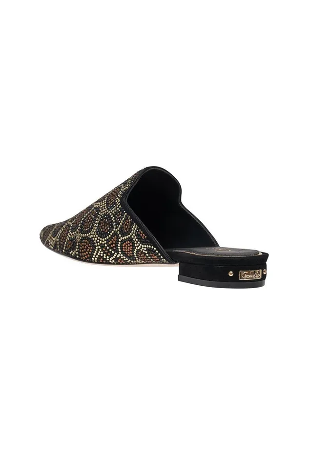 Women Shoes Camilla Crystal Animal Slipper Lady Lodge