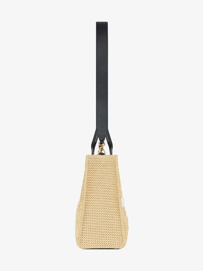 Women Shoulder Bags Givenchy Medium GTote Bag In Raffia With Floral Embroidery Natural Women Shoulder Bags Givenchy Medium GTote Bag In Raffia With Floral Embroidery Natural