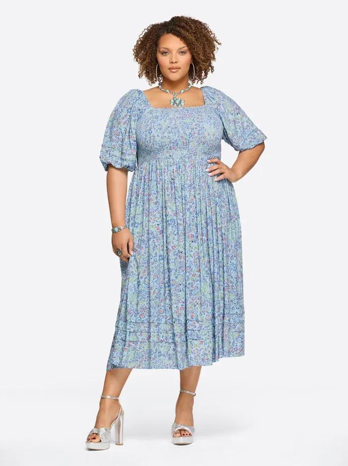 Women Simona Dress In Decorative Blossoms Jessica Simpson Dresses