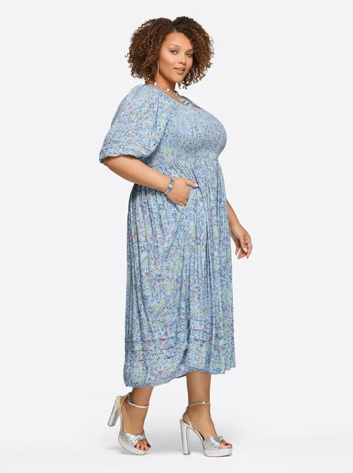 Women Simona Dress In Decorative Blossoms Jessica Simpson Dresses