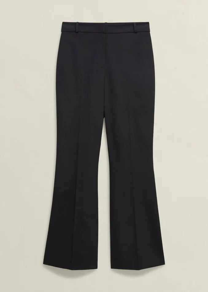 Women Sinclair Trousers With Wool Black Hobbs Trousers