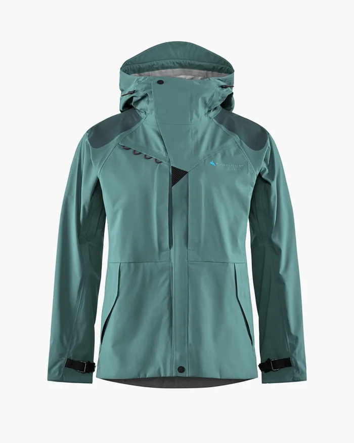 Women Skirner Cutan Jacket Frost Green Klttermusen Waterproof Jackets