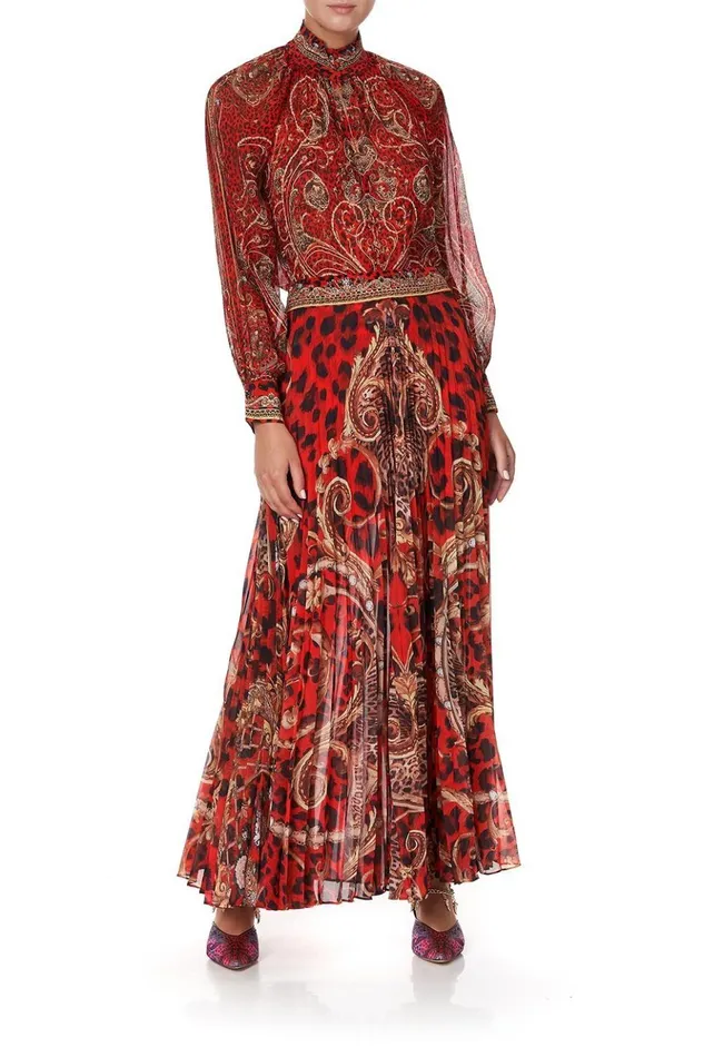 Women Skirts Camilla Pleated Full Hem Skirt Slave To The Rhythm