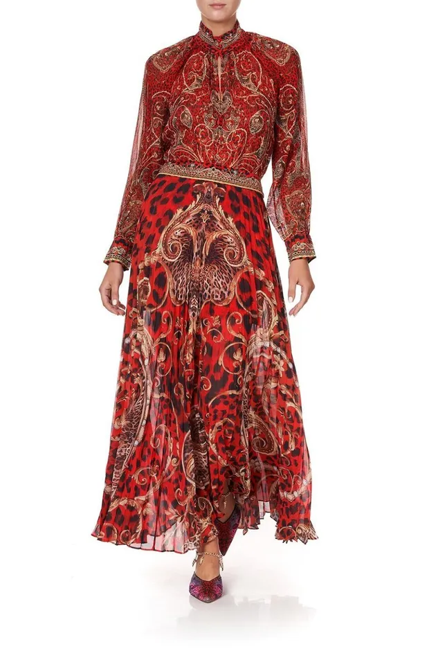 Women Skirts Camilla Pleated Full Hem Skirt Slave To The Rhythm
