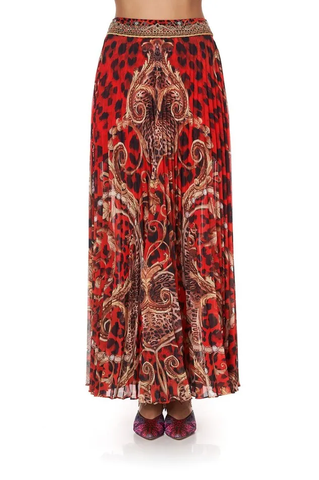 Women Skirts Camilla Pleated Full Hem Skirt Slave To The Rhythm